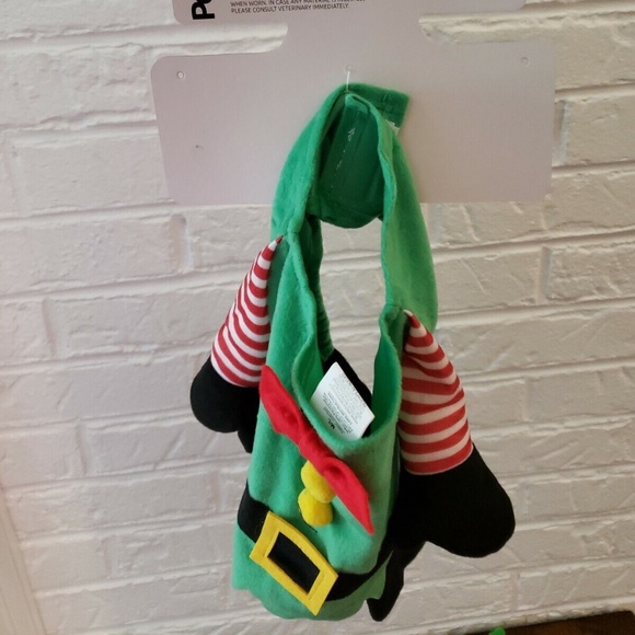 Santa's little helper Elf Costume for Dogs Petshoppe Size Medium/Large - Picture 2 of 4